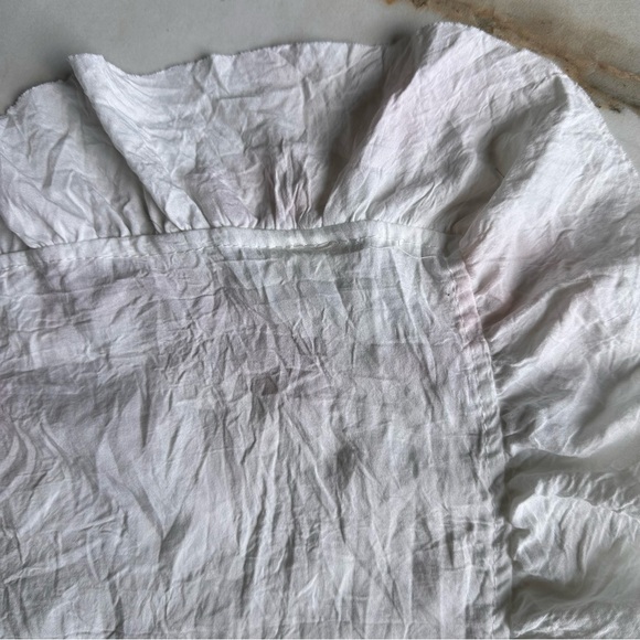 Set of 4 Vintage Beaded Butterfly Napkin Rings White Ruffled Napkins Table Decor - Picture 6 of 14